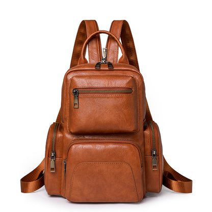 Retro PU small backpack