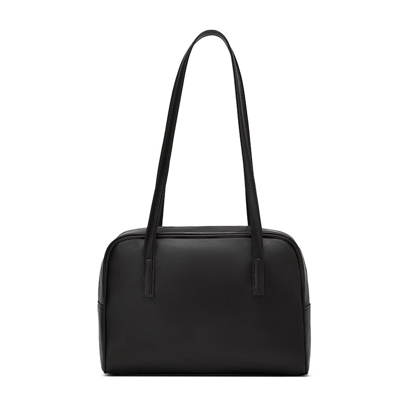 Retro PU Underarm Tote Bag