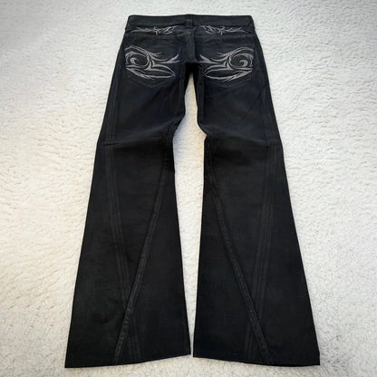 Retro punk American-style jeans