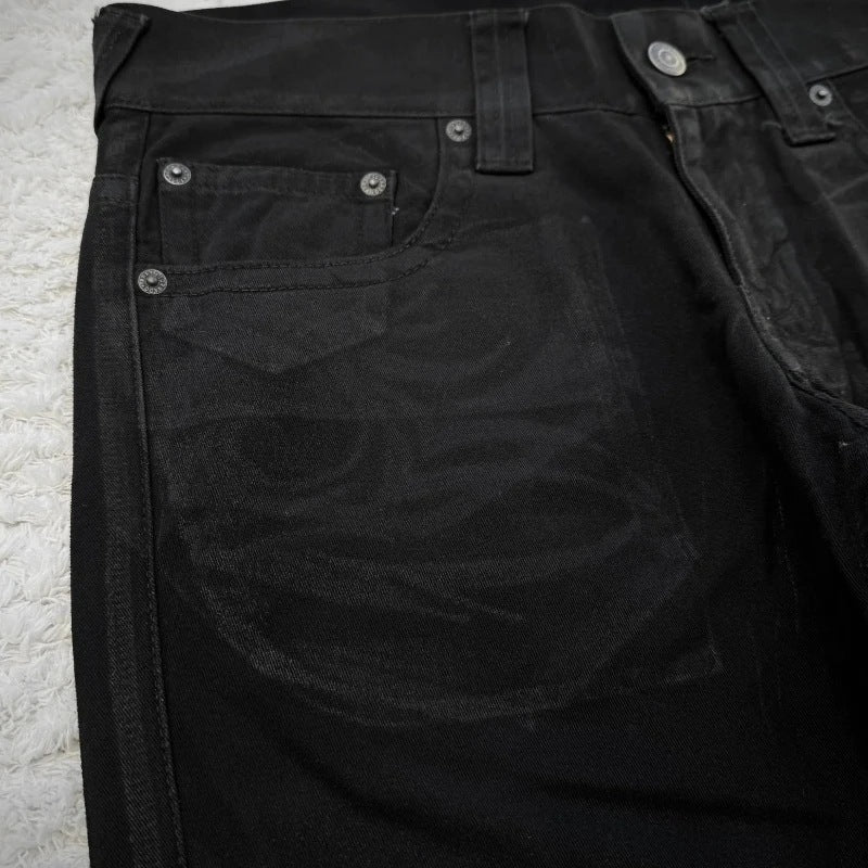 Retro punk American-style jeans