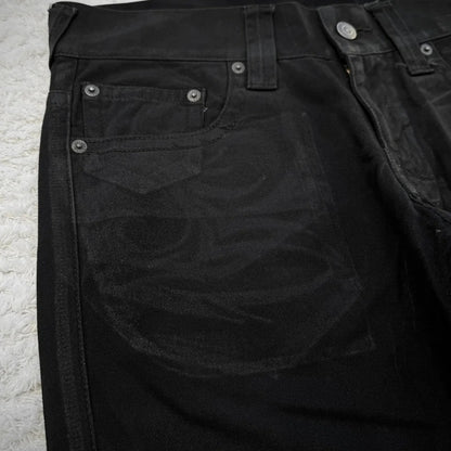Retro punk American-style jeans