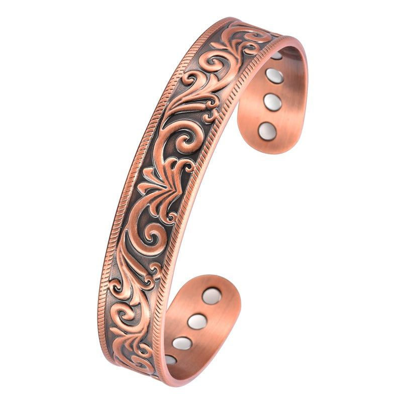 Retro Pure Copper Magnetic Bracelet
