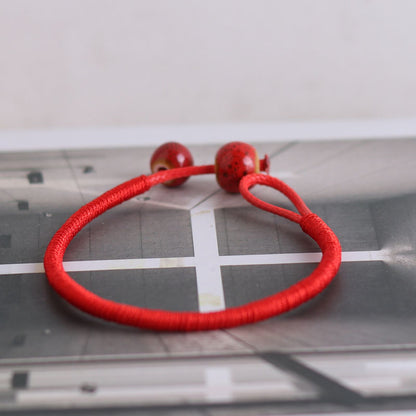 retro red rope
