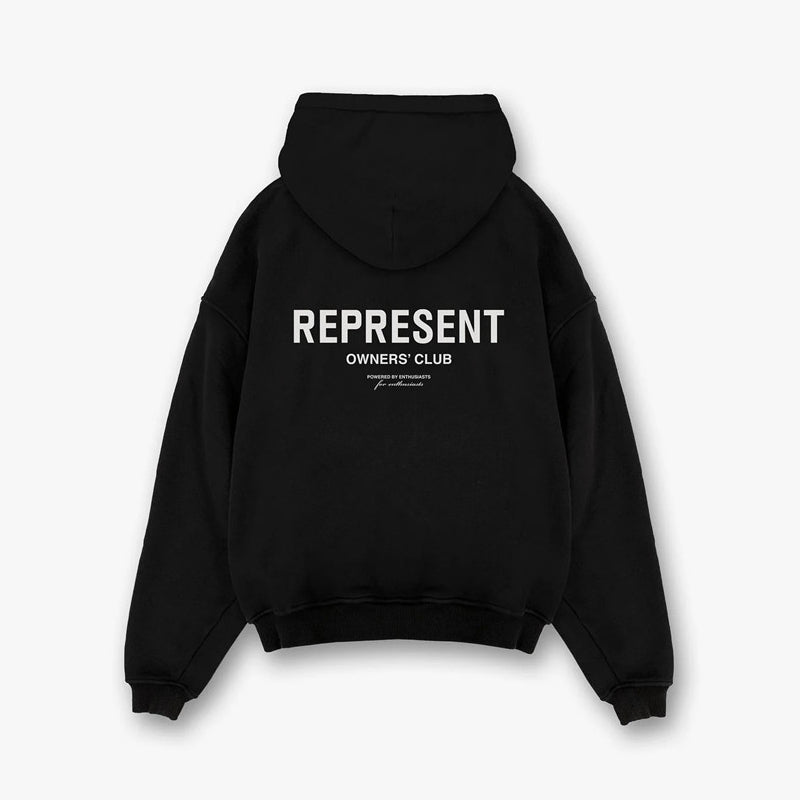 Retro Reflective Print Hooded Sweatshirt