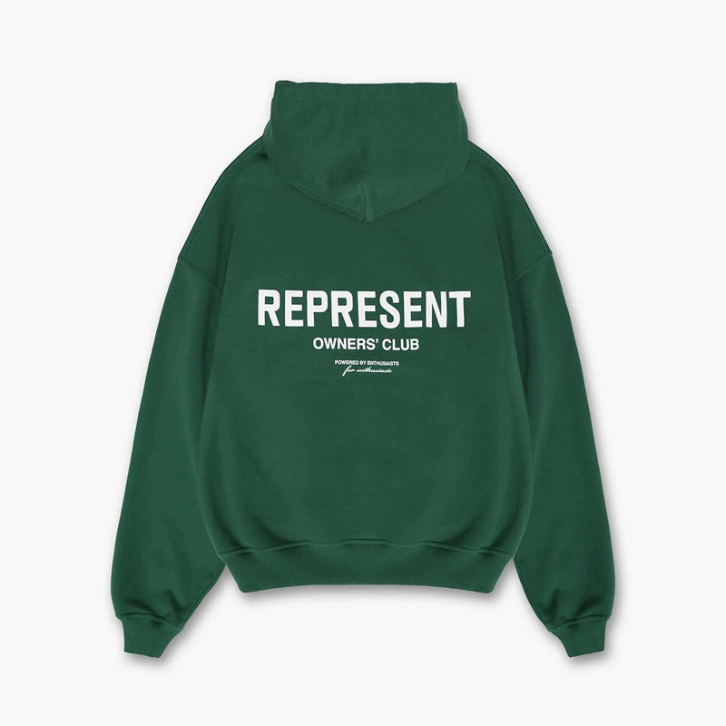 Retro Reflective Print Hooded Sweatshirt