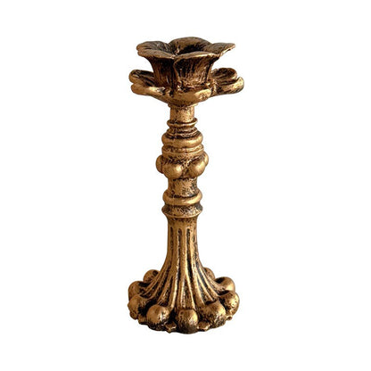 Retro Resin Candle Holder for Table Decor