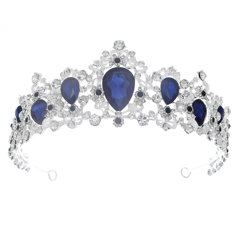 Retro rhinestone crown