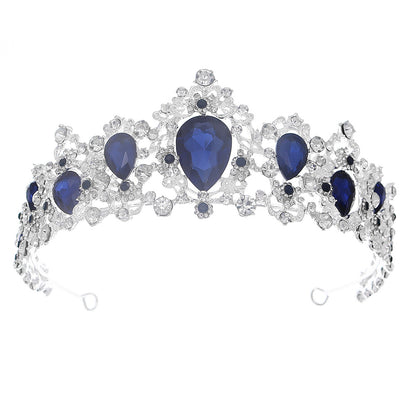Retro rhinestone crown