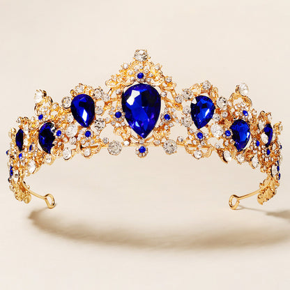 Retro rhinestone crown
