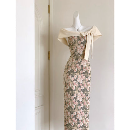 Retro romantic floral dress