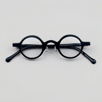 Retro Round Acetate Eyeglass Frames