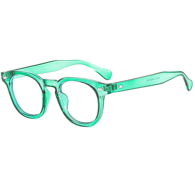 Retro Round Anti Blue Light Glasses