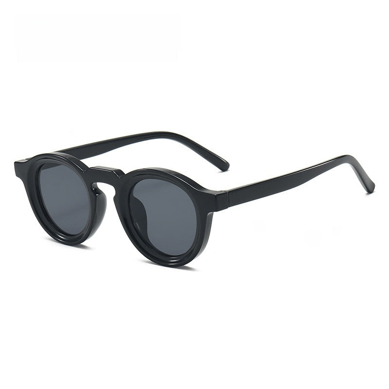 Retro Round Frame UV400 Sunglasses