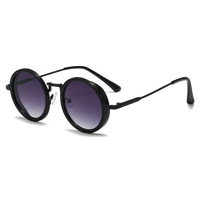 Retro Round Metal Frame Sunglasses