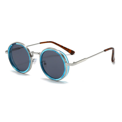 Retro Round Metal Frame Sunglasses