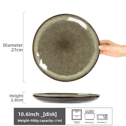 Retro Round Plate