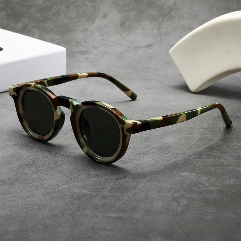 Retro Round UV Protection Sunglasses
