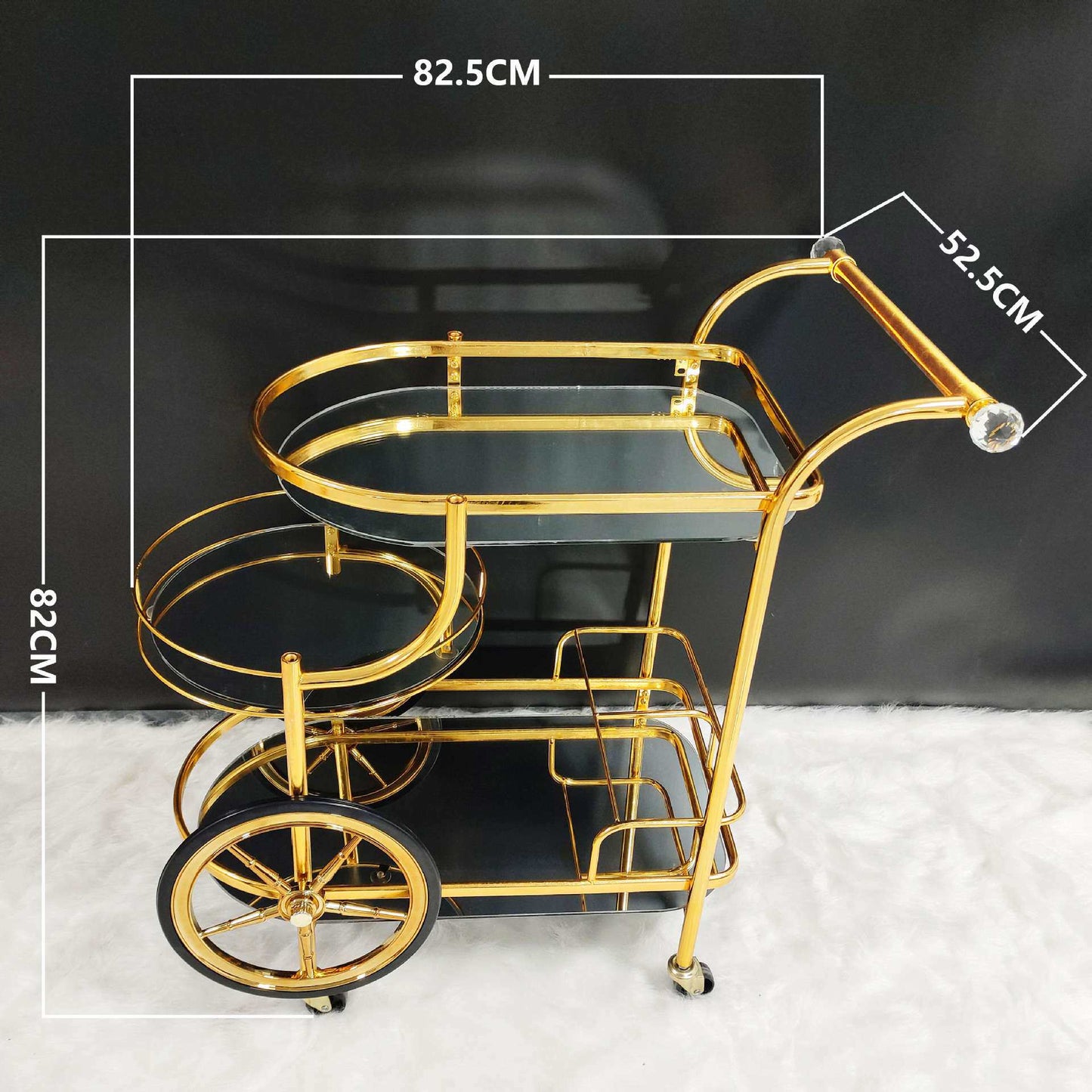 Retro Serving Cart for Restaurants