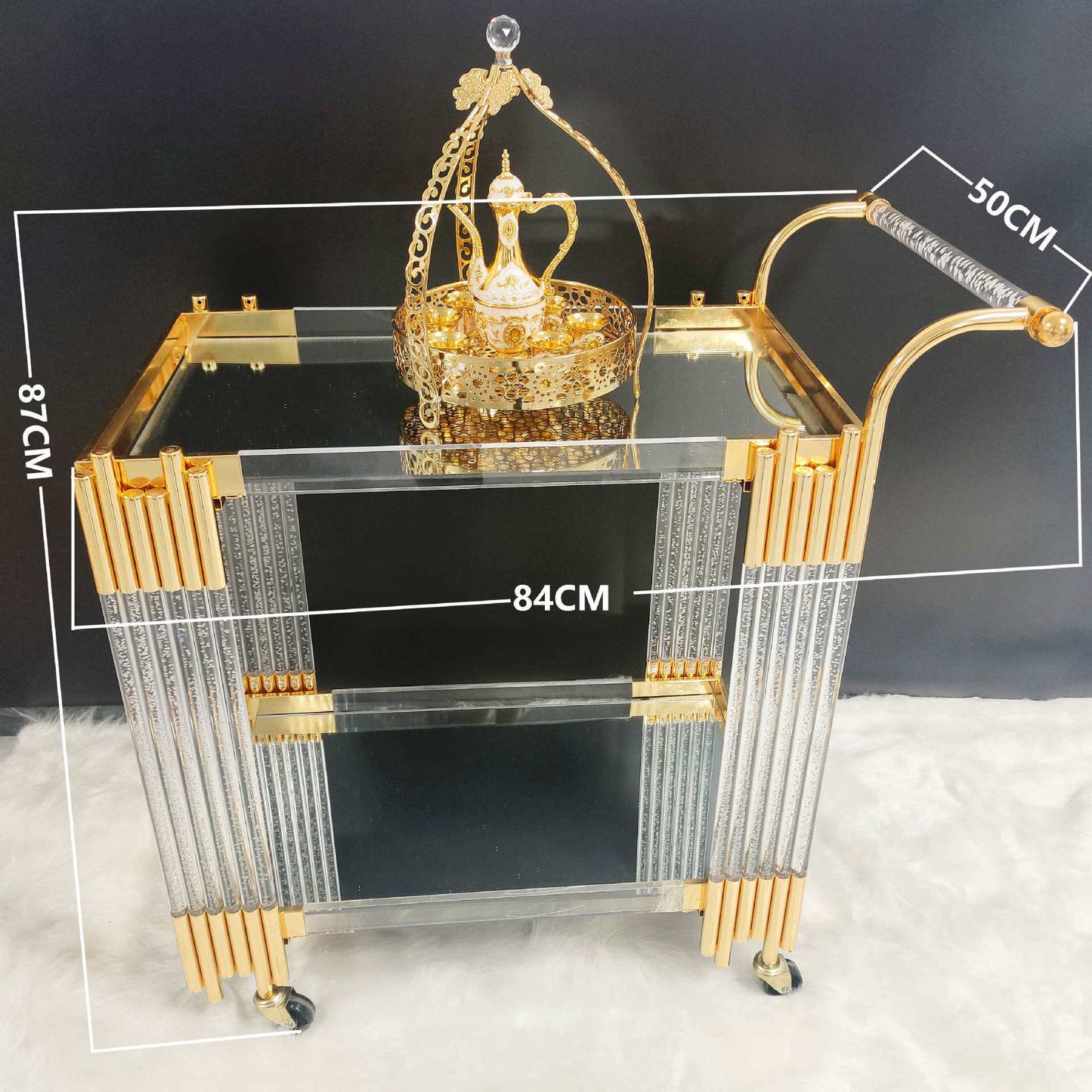 Retro Serving Cart for Restaurants