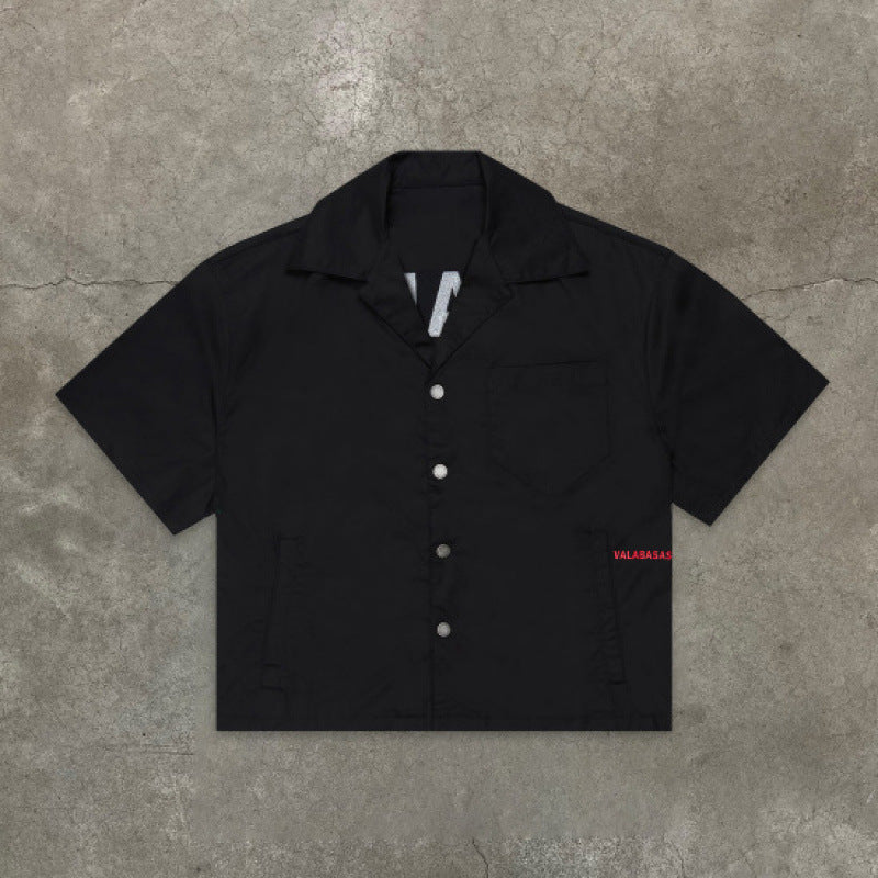 Retro Short Sleeve Printed Shirt