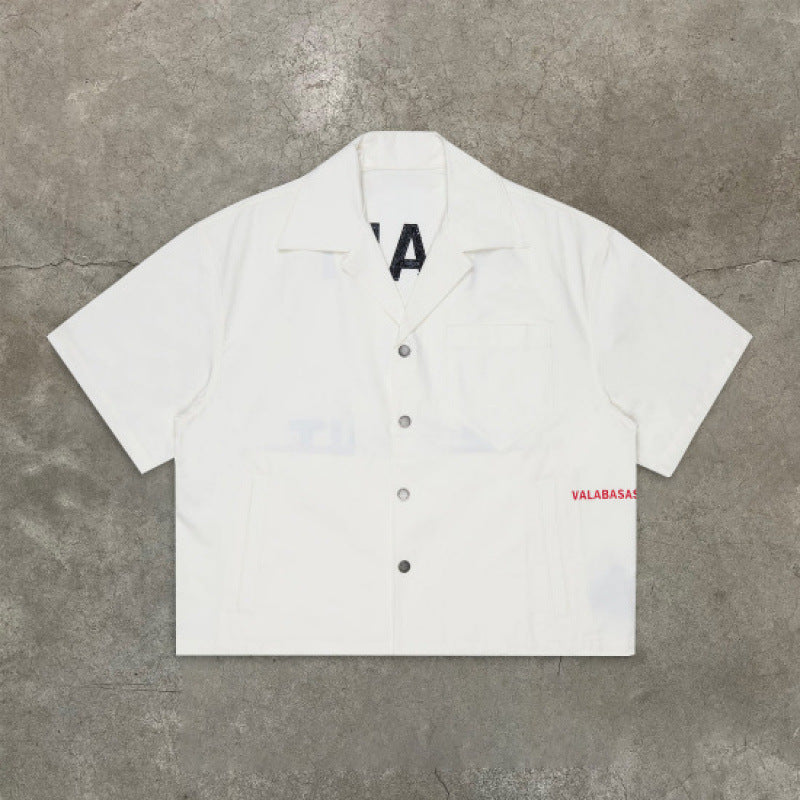 Retro Short Sleeve Printed Shirt