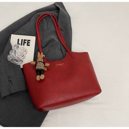 Retro Shoulder Bag Class Commuter Tote Bag