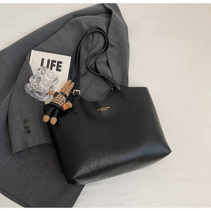Retro Shoulder Bag Class Commuter Tote Bag