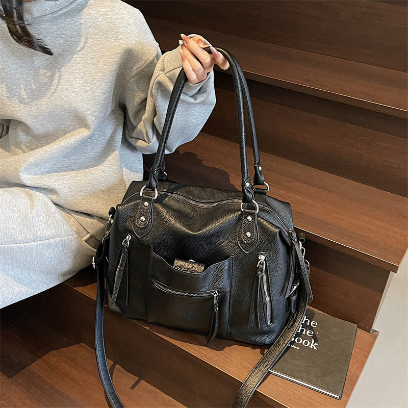 Retro Shoulder Tote Bag