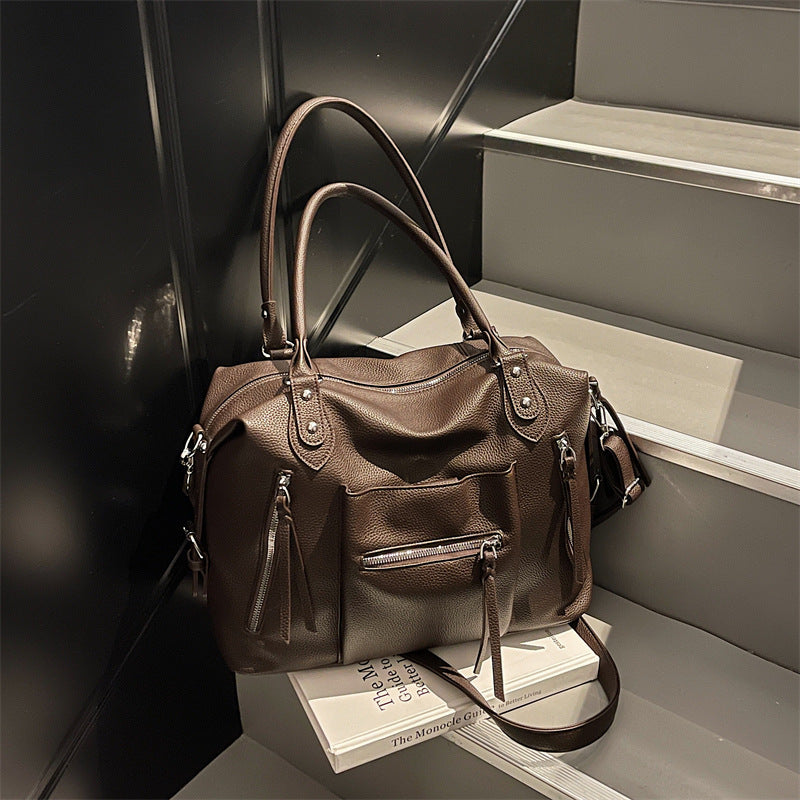 Retro Shoulder Tote Bag