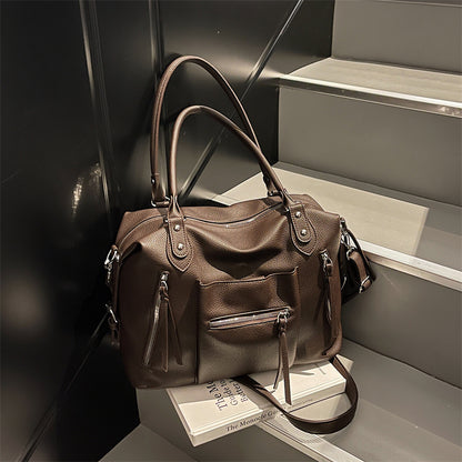 Retro Shoulder Tote Bag