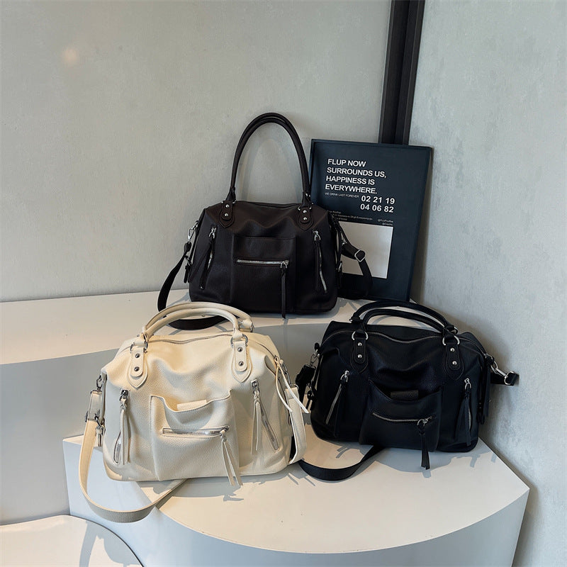 Retro Shoulder Tote Bag