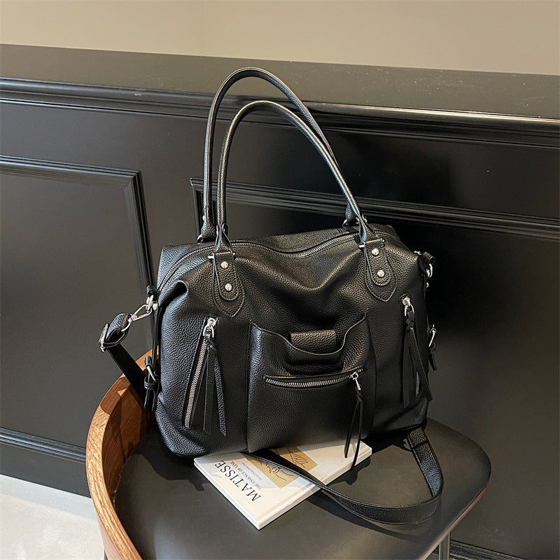 Retro Shoulder Tote Bag