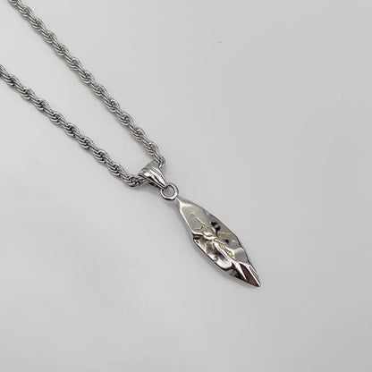 Retro Silver Plated Wishing Stone Necklace