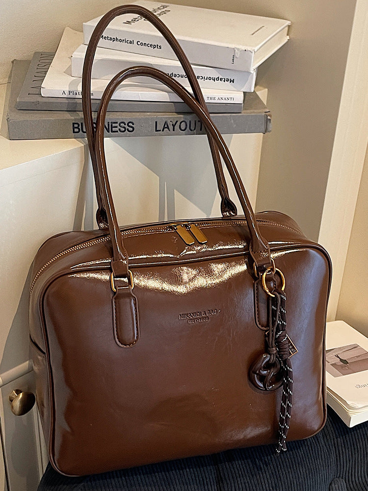 Retro Single Shoulder Tote Bag