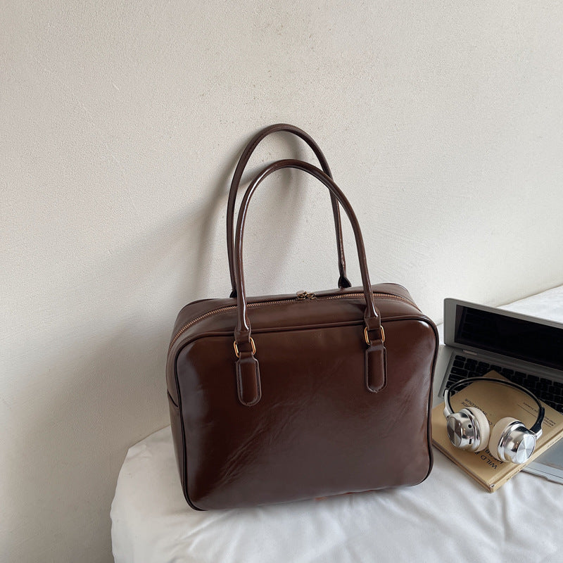 Retro Single Shoulder Tote Bag