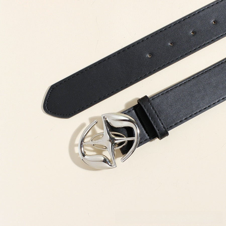 Retro smooth buckle belt