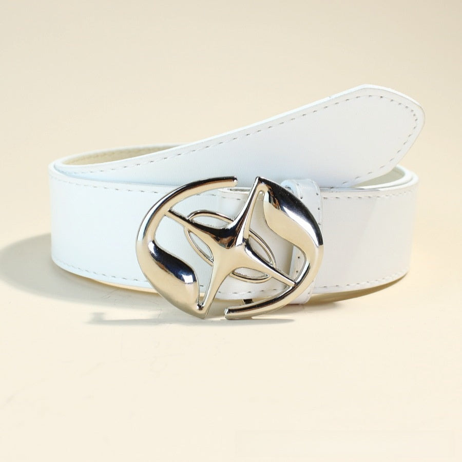 Retro smooth buckle belt