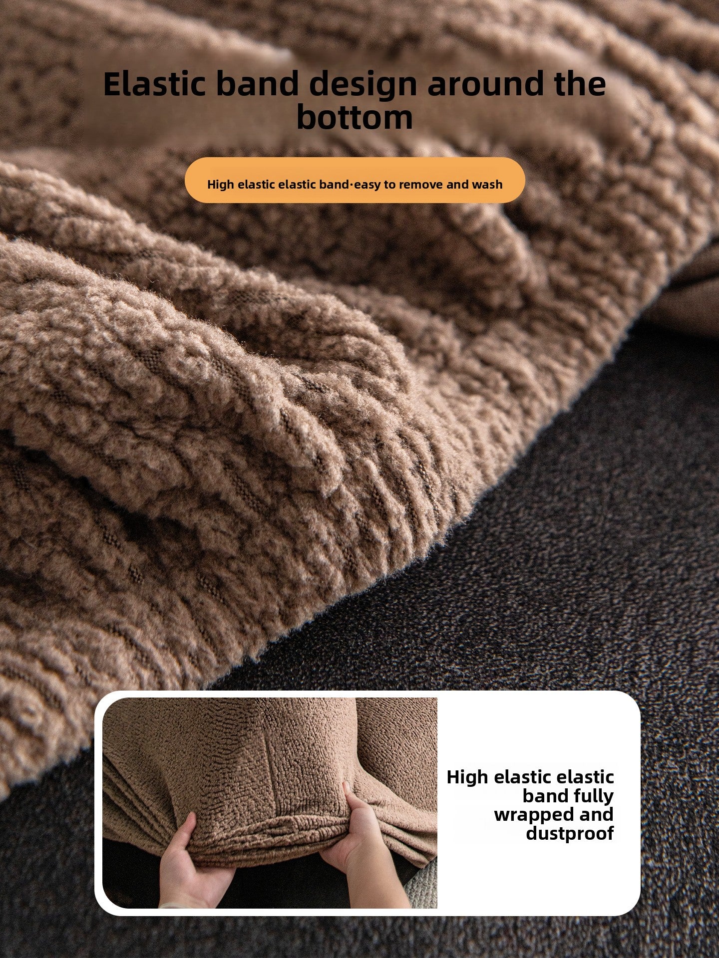 Retro Sofa Cover Set Universal Fit Anti Scratch