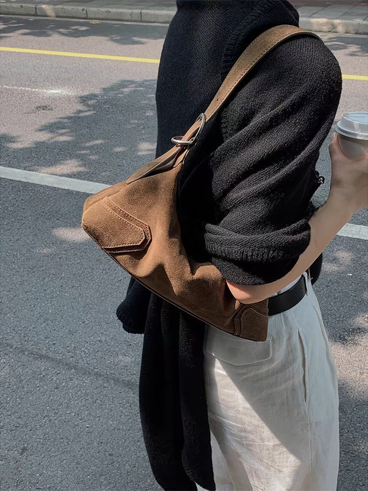 Retro Soft Leather Shoulder Bag