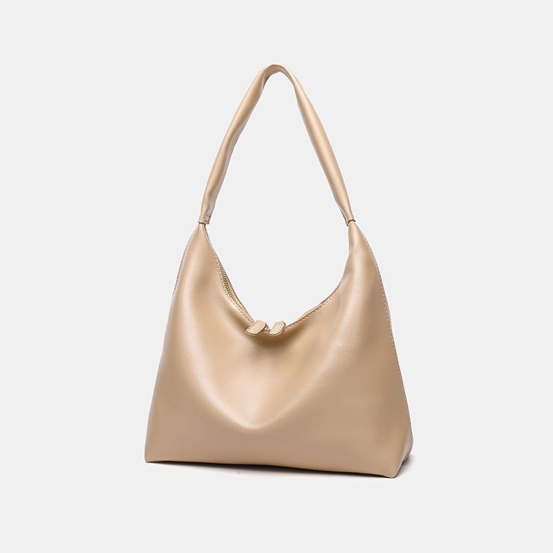 Retro Soft Leather Tote Bag for Women