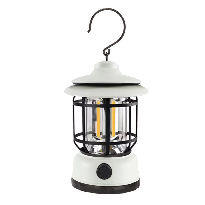 Retro Solar Rechargeable Camping Lantern