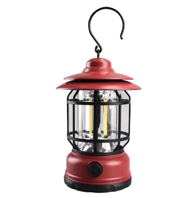 Retro Solar Rechargeable Camping Lantern