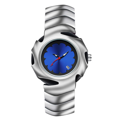 Retro Special-Shaped Quartz Watch with Stainless Steel Clasp