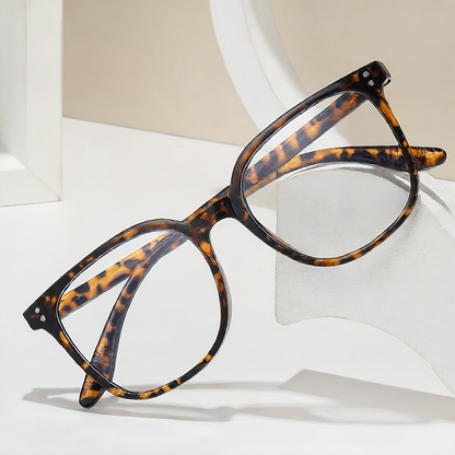 Retro Square Blue Light Blocking Glasses Frame