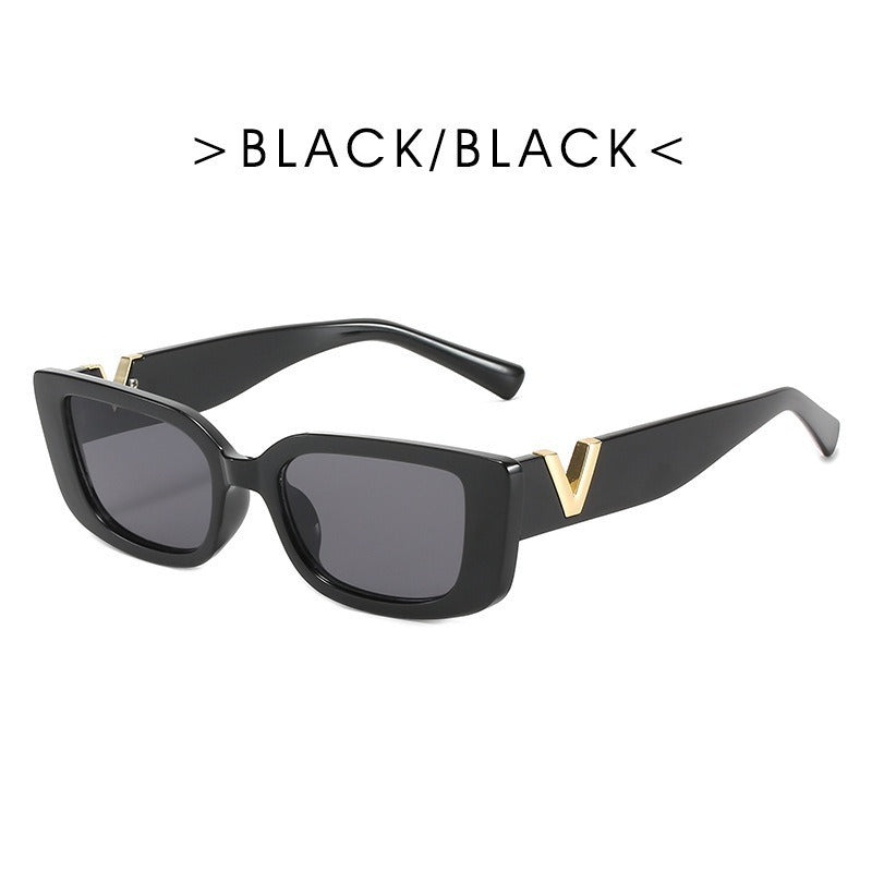 Retro Square Frameless Sunglasses