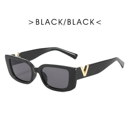 Retro Square Frameless Sunglasses