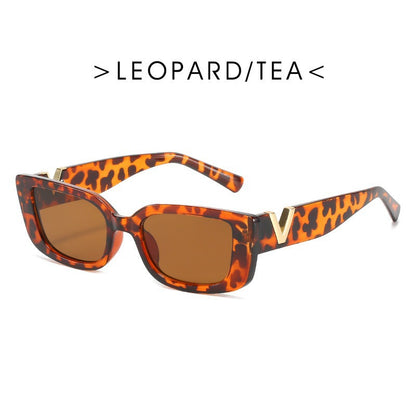 Retro Square Frameless Sunglasses