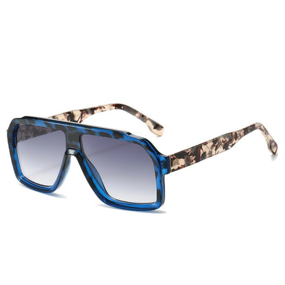 Retro Square Frog Eye Sunglasses UV Protection Fashion Shades