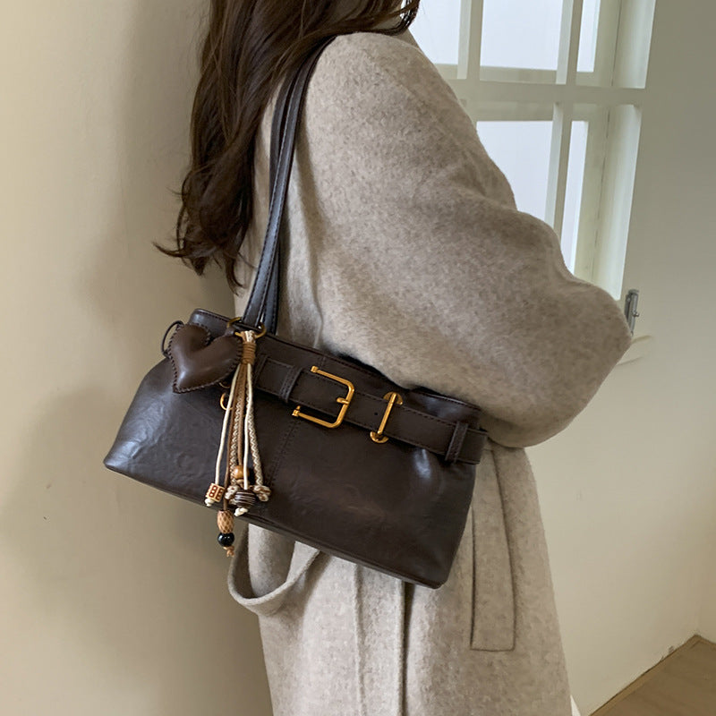 Retro Square Shoulder Bag for Women