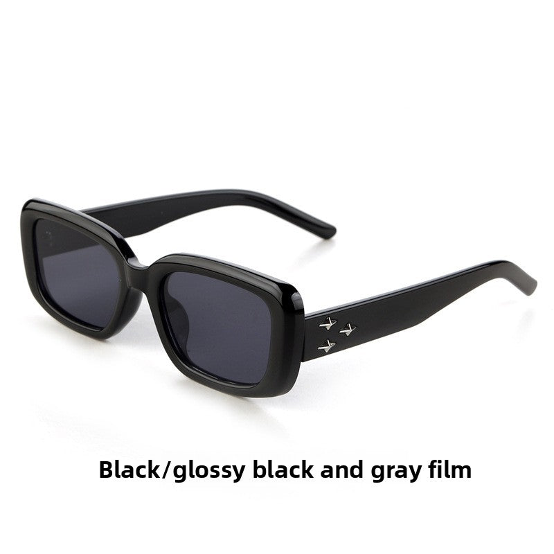 Retro Square Sunglasses UV400 Protection